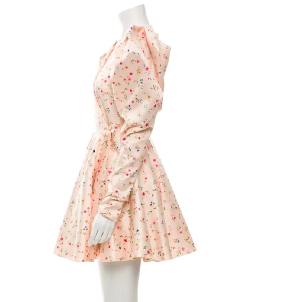 ROTATE BIRGER CHRISTENSEN Floral Print Mini Dress w/ Tags XS, US2 - Picture 7 of 8